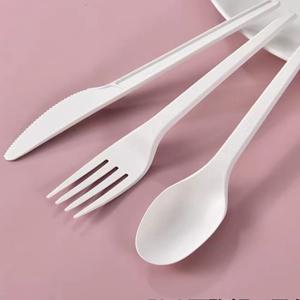 Compostable CPLA  Cutlery 6.5 Inch