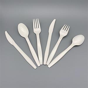 Bio Cornstarch Cutlery 7 Inch 7G Set 