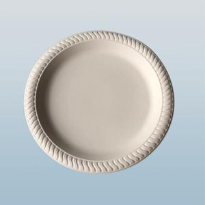  6 Inch 7 Inch 9 Inch Bio Cornstarch Round Plates 