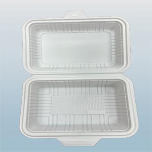  Bio Cornstarch Rectangle Trays 8*5 Inch 