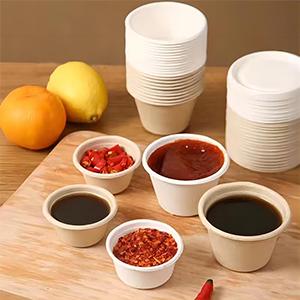 Sugarcane Bagasse Sauce Cup 2oz 4oz