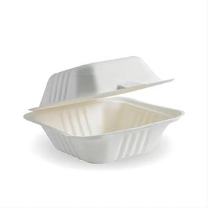 Sugarcane Bagasse 6 Inch Burger Box